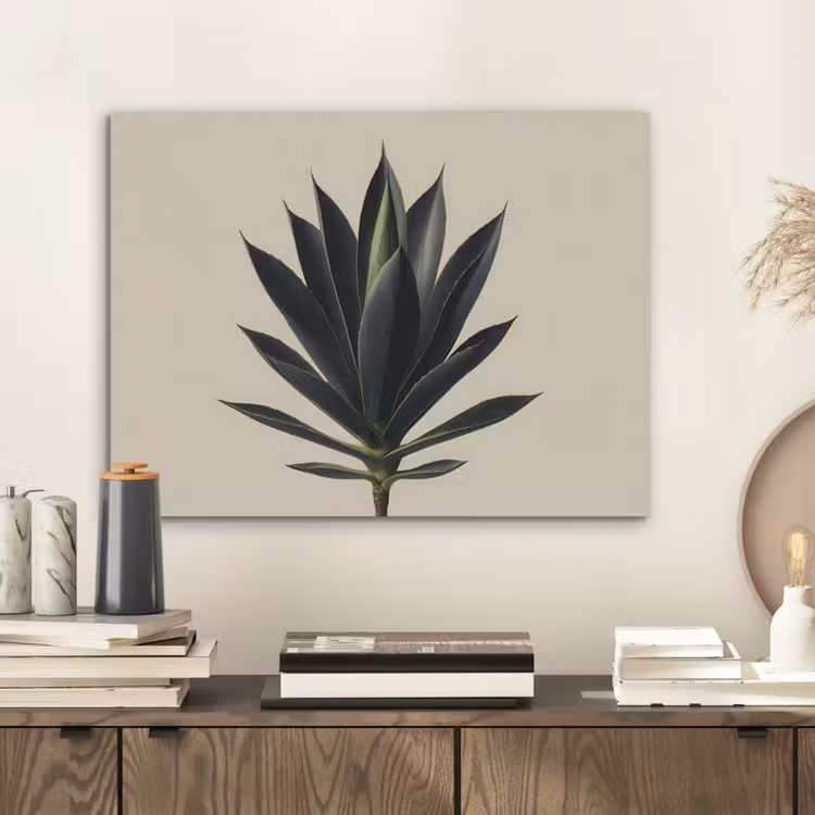 Agaveplant - Symmetrisch - Groen PET vilt klein -sfeer1
