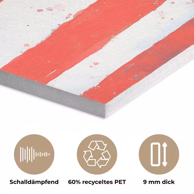 Anker - Verfspatten - Rood - Blauw PET vilt klein -closeup_DE