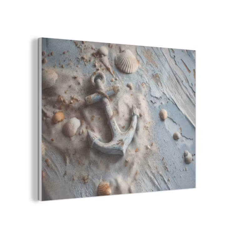 Anker - Hout - Schelpen - Zand PET vilt klein -3d