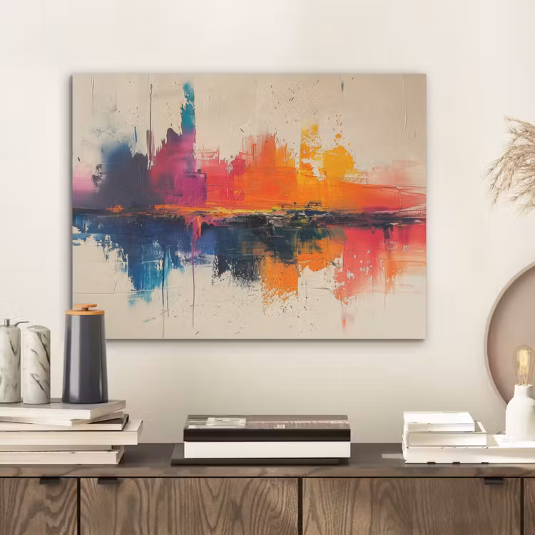 Watercolor - Kunst - Modern PET vilt klein -sfeer1