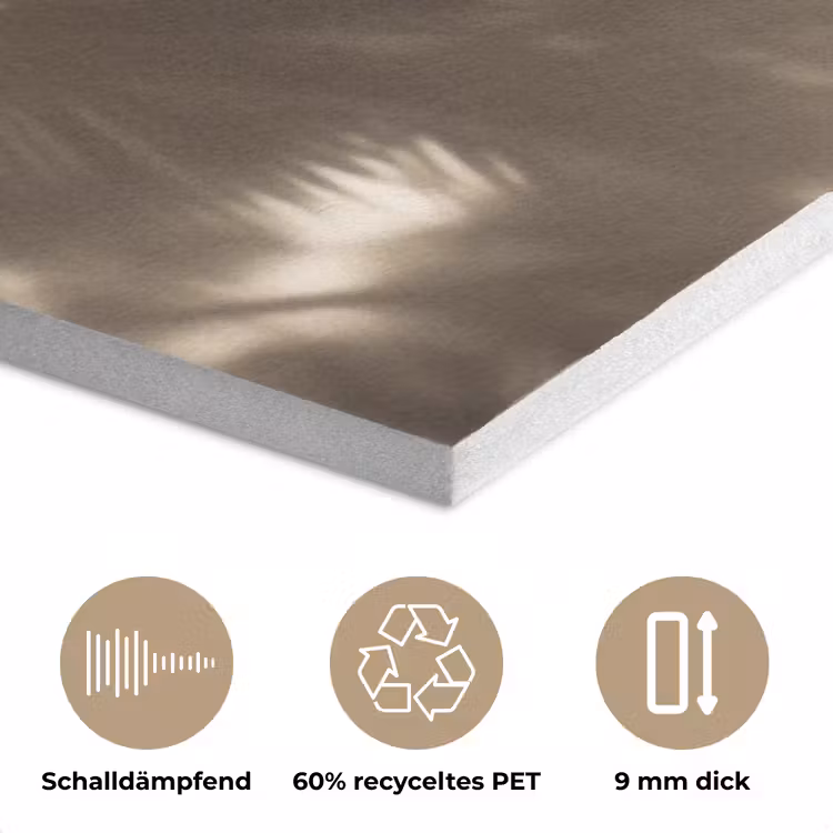 Badkleding - Palmbomen - Schaduw - Tropisch PET vilt klein -closeup_DE