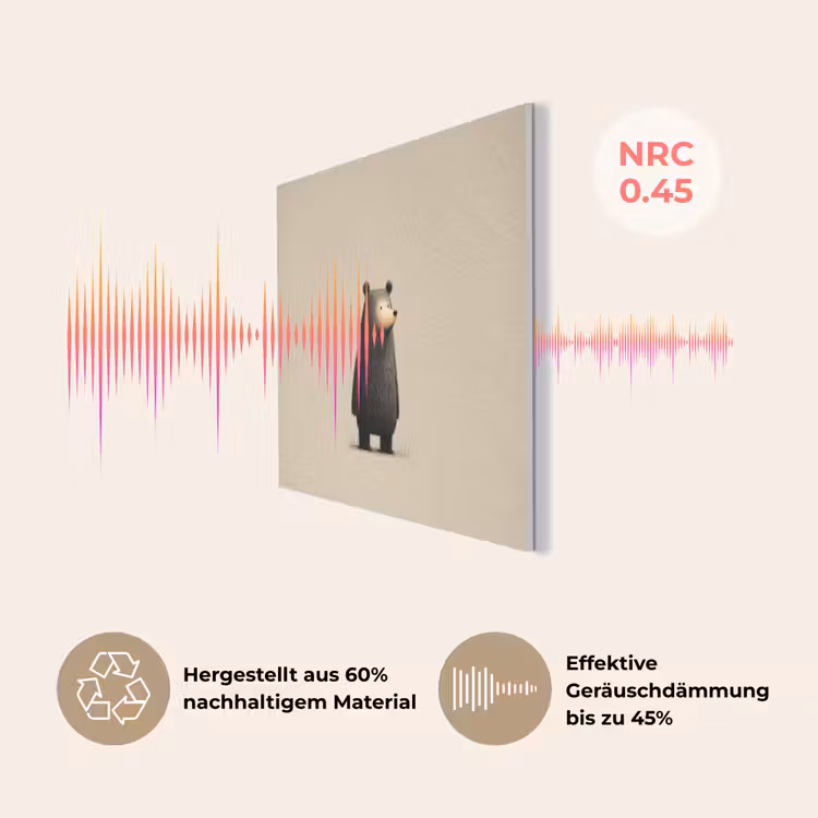 Beer - Donkerbruin - Minimalistisch PET vilt klein -USP_DE