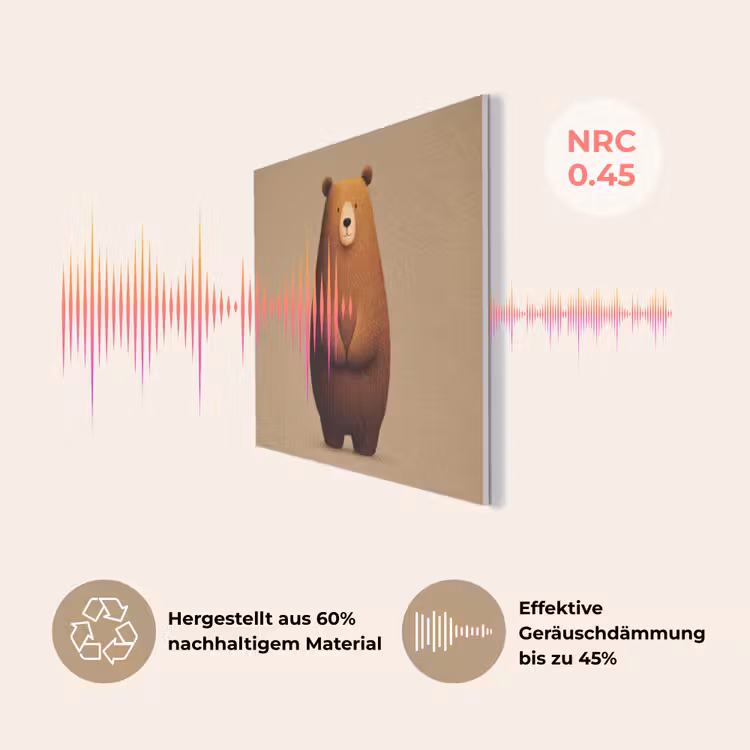 Beer - Minimalistisch - Bruin PET vilt klein -USP_DE