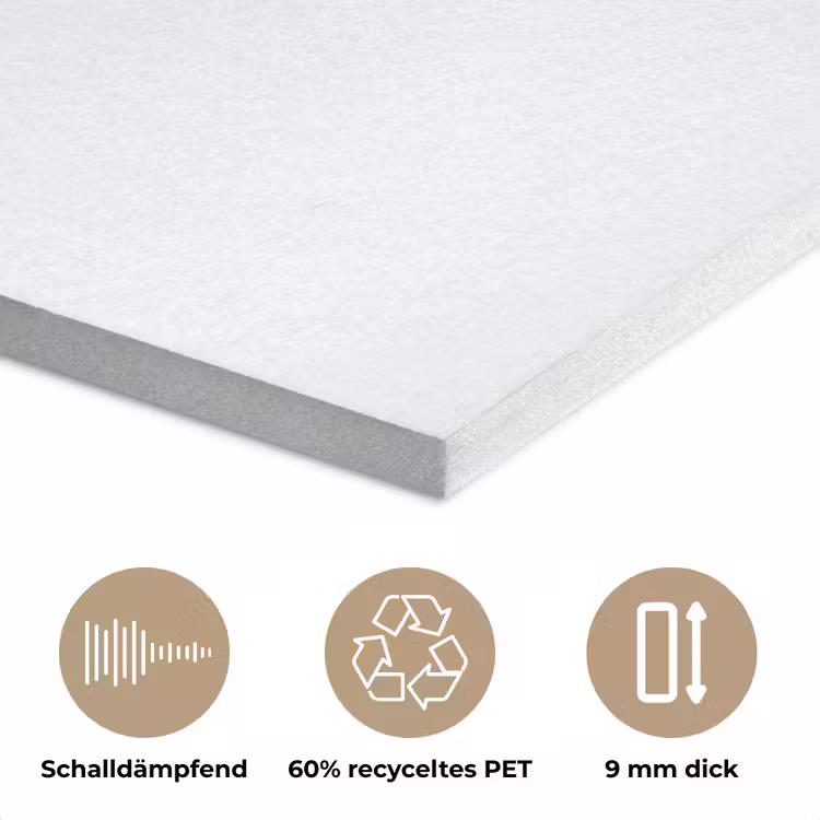 Basketbalbord - Minimalistisch - Zwart PET vilt klein -closeup_DE