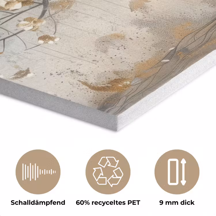 Boom - Beige - Goud - Verflook - Grijs PET vilt klein -closeup_DE