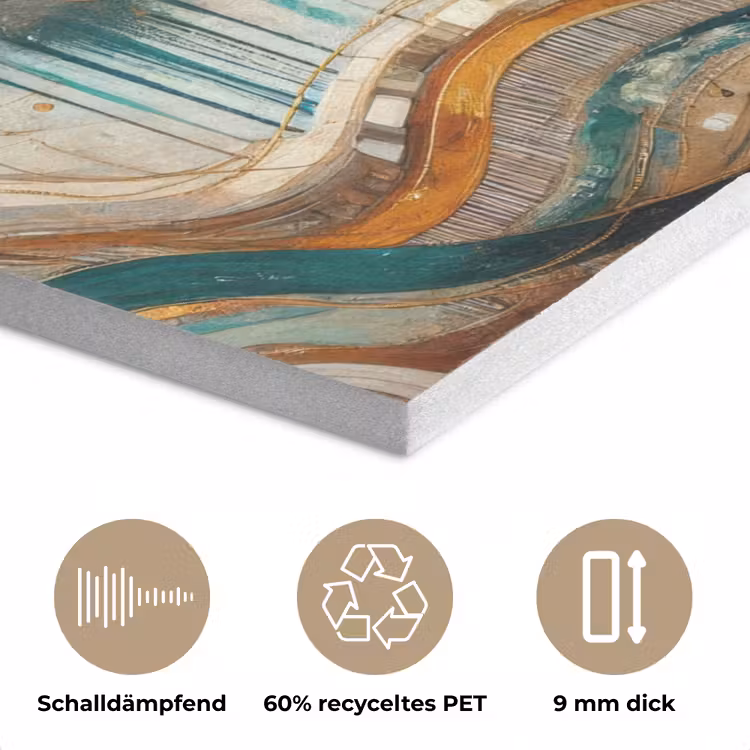 Levensboom - Boom - Abstract - Modern PET vilt klein -closeup_DE