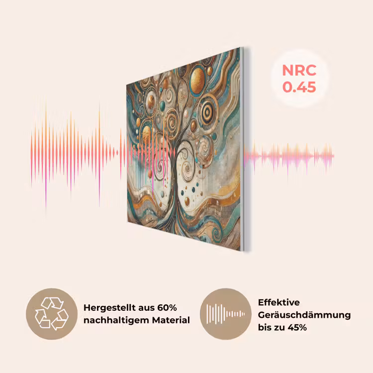 Levensboom - Boom - Abstract - Modern PET vilt klein -USP_DE