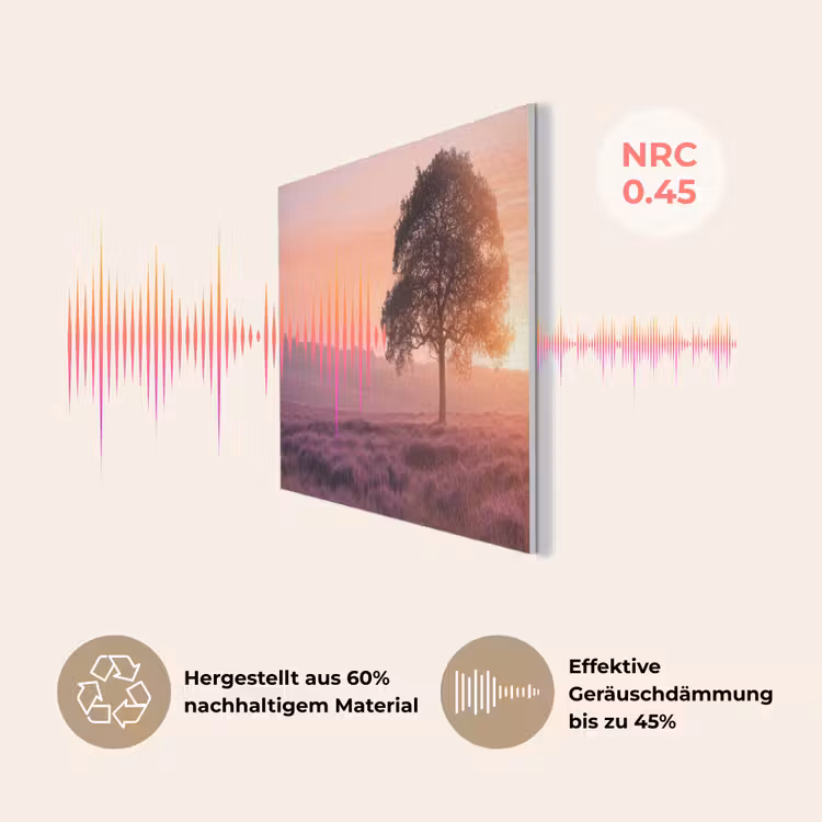 Boom - Heide - Zonsopgang PET vilt middel -USP_DE