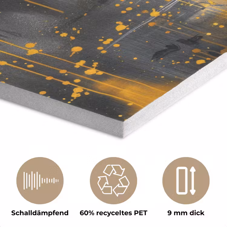 Boom - Verflook - Hert - Natuur - Goud PET vilt klein -closeup_DE