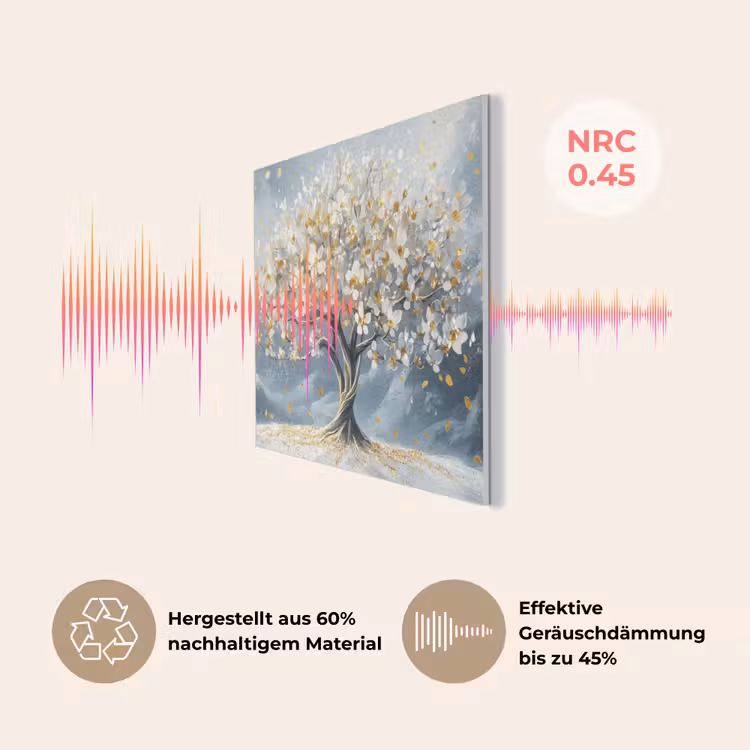 Boom - Winter - Levensboom - Modern - Goud PET vilt klein -USP_DE