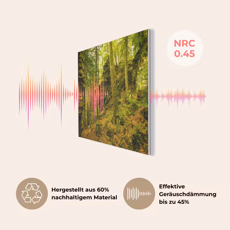 Bomen - Steen - Bos - Natuur - Planten PET vilt klein -USP_DE