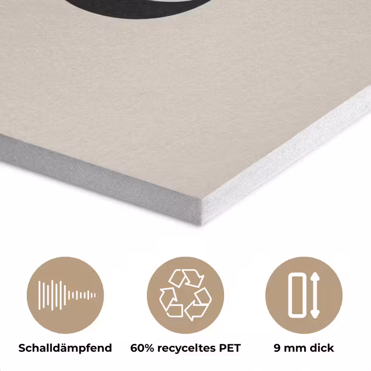 Beige - Winter - Quote - Cozy PET vilt klein -closeup_DE