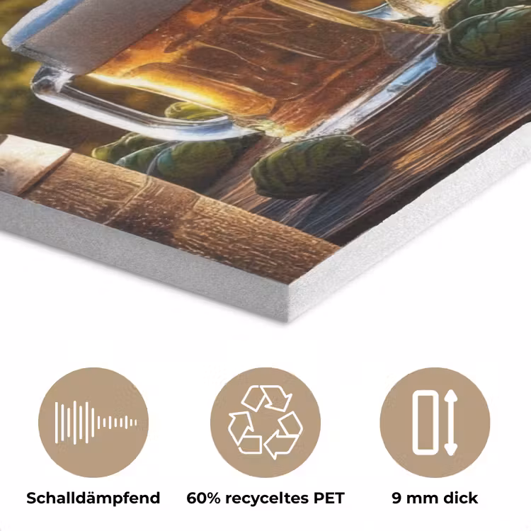 Bier - Hop - Landschap PET vilt middel -closeup_DE