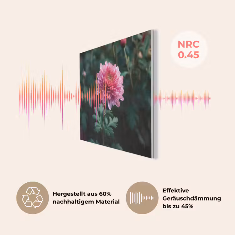 Blad - Chrysant - Roze - Schaduw PET vilt klein -USP_DE