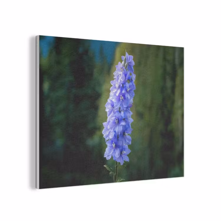 Bloemen - Blauw - Dennenboom PET vilt klein -3d