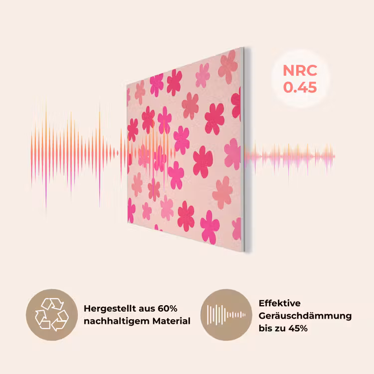 Bloemen - Patroon - Roze PET vilt klein -USP_DE
