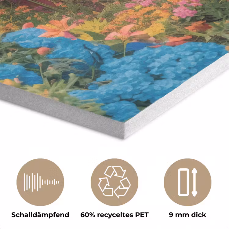 Bloemen - Deur - Roze PET vilt klein -closeup_DE
