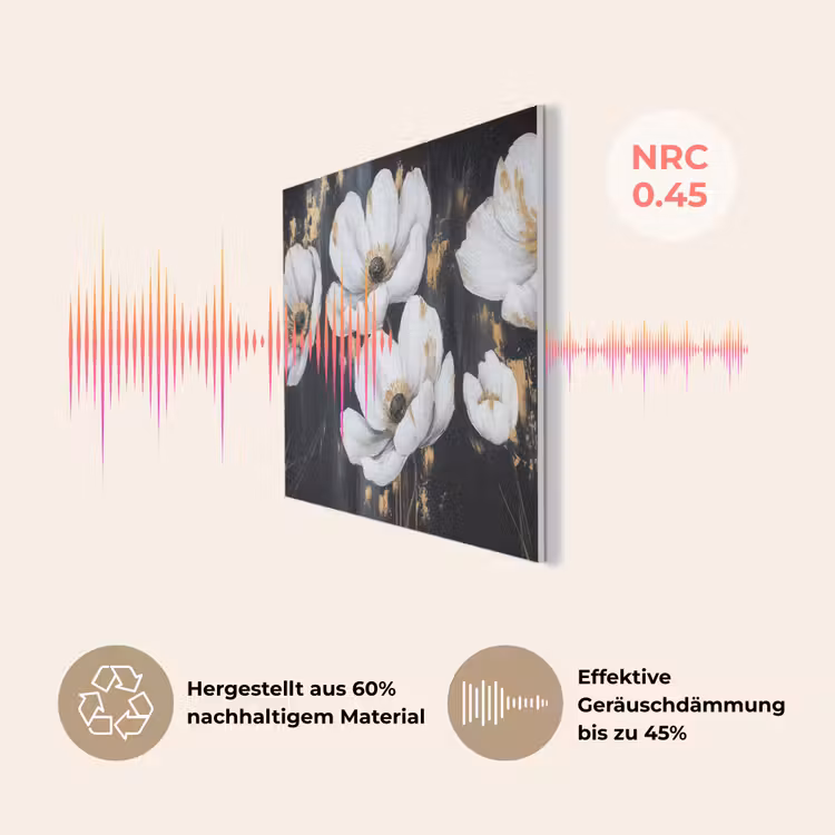 Bloemen - Wit - Abstract PET vilt klein -USP_DE