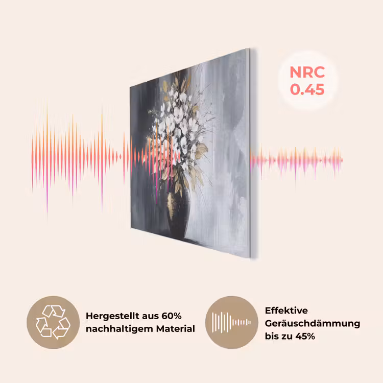 Bloemen - Wit - Vaas - Abstract PET vilt klein -USP_DE