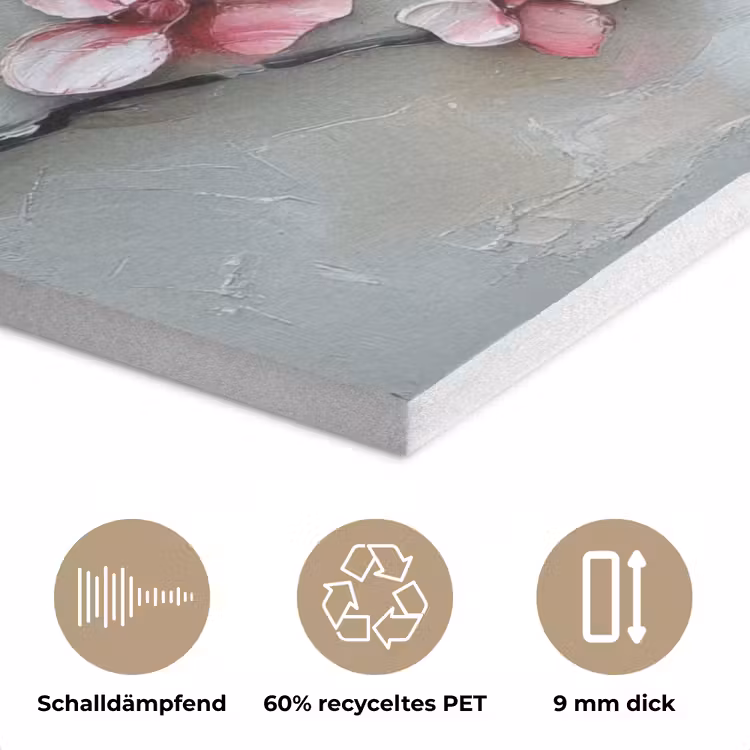 Bloesem - Kunstzinnig - Roze - Sakura PET vilt klein -closeup_DE