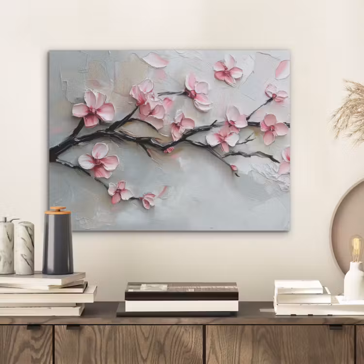 Bloesem - Kunstzinnig - Roze - Sakura PET vilt klein -sfeer1