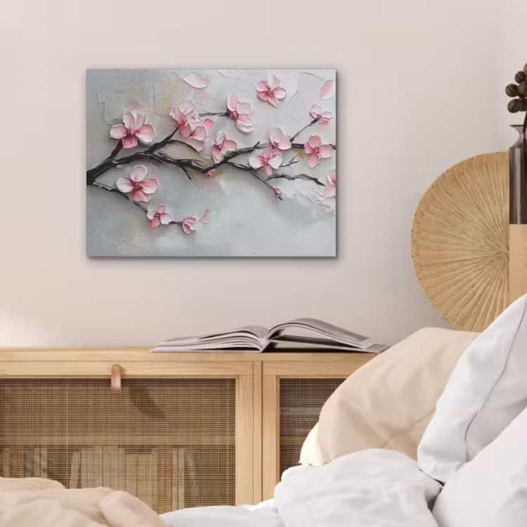 Bloesem - Kunstzinnig - Roze - Sakura PET vilt klein -sfeer3