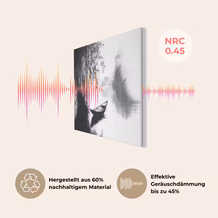 Boot - Rivier - Bamboe - Wit PET vilt klein -USP_DE