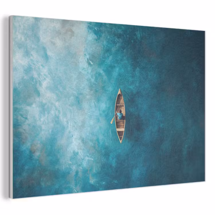 Bootje - Water - Blauw PET vilt klein -3d