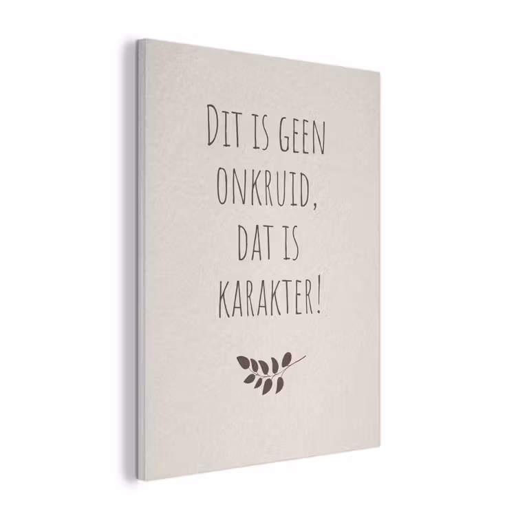 Bruin - Minimalistisch - Quote - Zomer PET vilt klein -3d