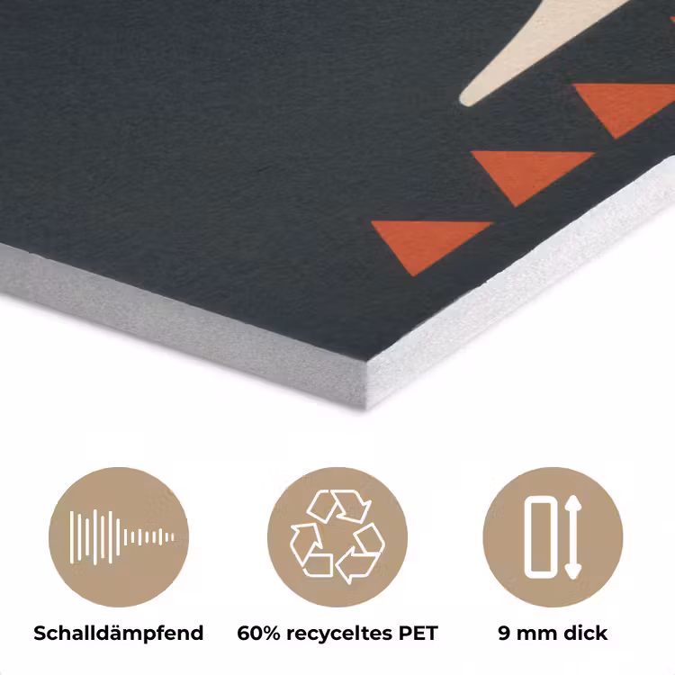 Cocktail - Zwart - Illustratie PET vilt klein -closeup_DE