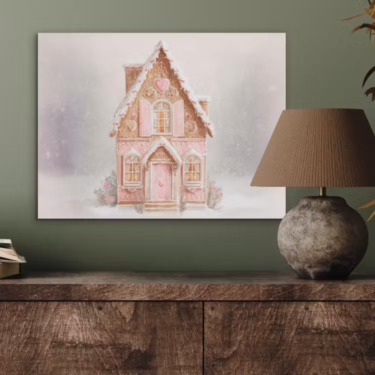Huisje - Suiker - Pastel PET vilt klein -sfeer2