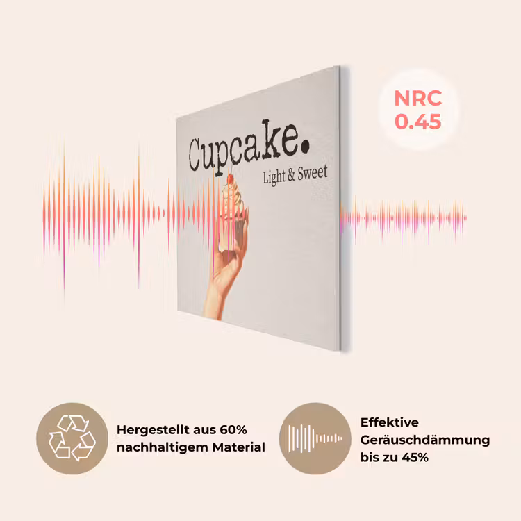 Cupcake - Zoet - Kers PET vilt klein -USP_DE