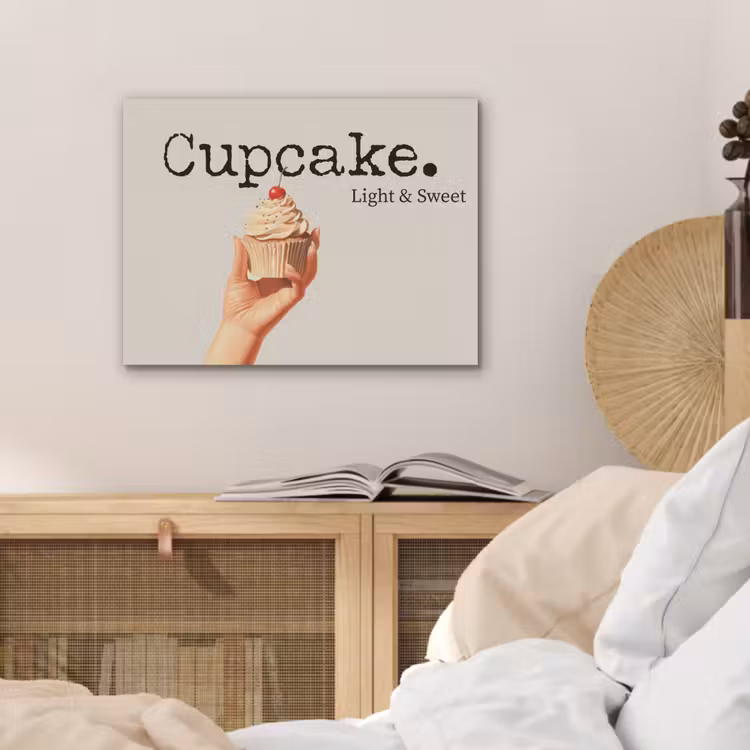 Cupcake - Zoet - Kers PET vilt klein -sfeer3