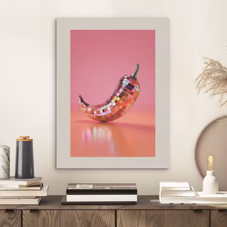 Disco - Peper - Roze PET vilt klein -sfeer1