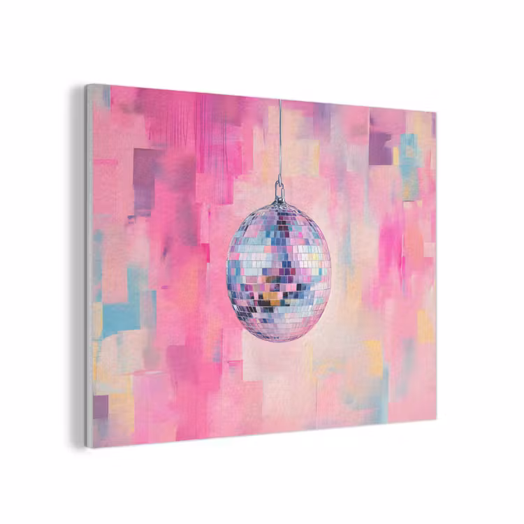 Discobal - Pink - Verf PET vilt klein -3d
