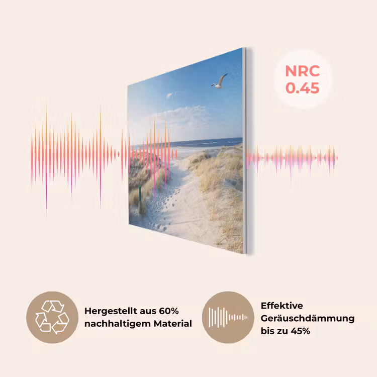 Duin - Meeuw - Strand - Zee - Zon PET vilt klein -USP_DE