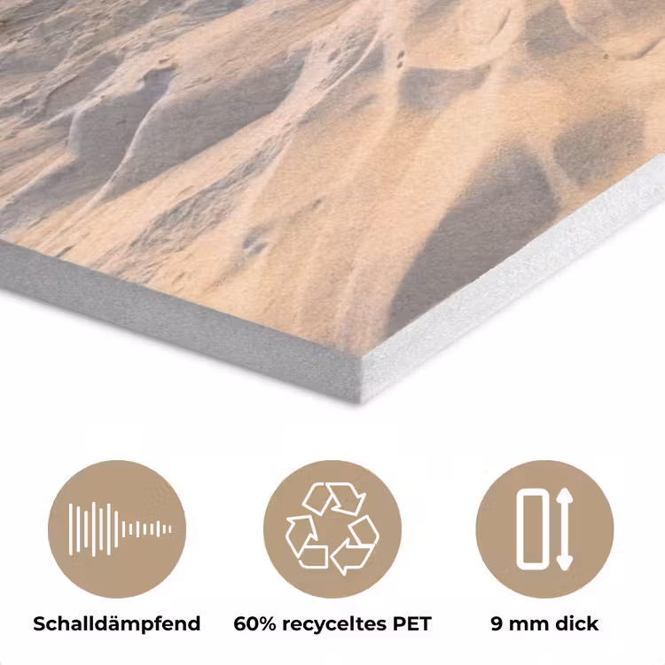 Duin - Zonsondergang - Horizon - Strand - Gras PET vilt klein -closeup_DE