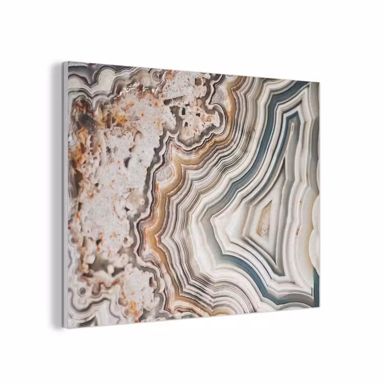 Edelsteen - Marmer - Natuur - Abstract PET vilt klein -3d