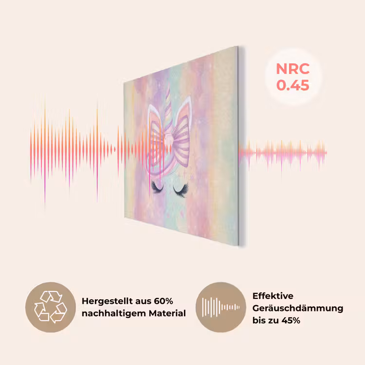 Eenhoorn - Glitters - Regenboog - pastel PET vilt klein -USP_DE