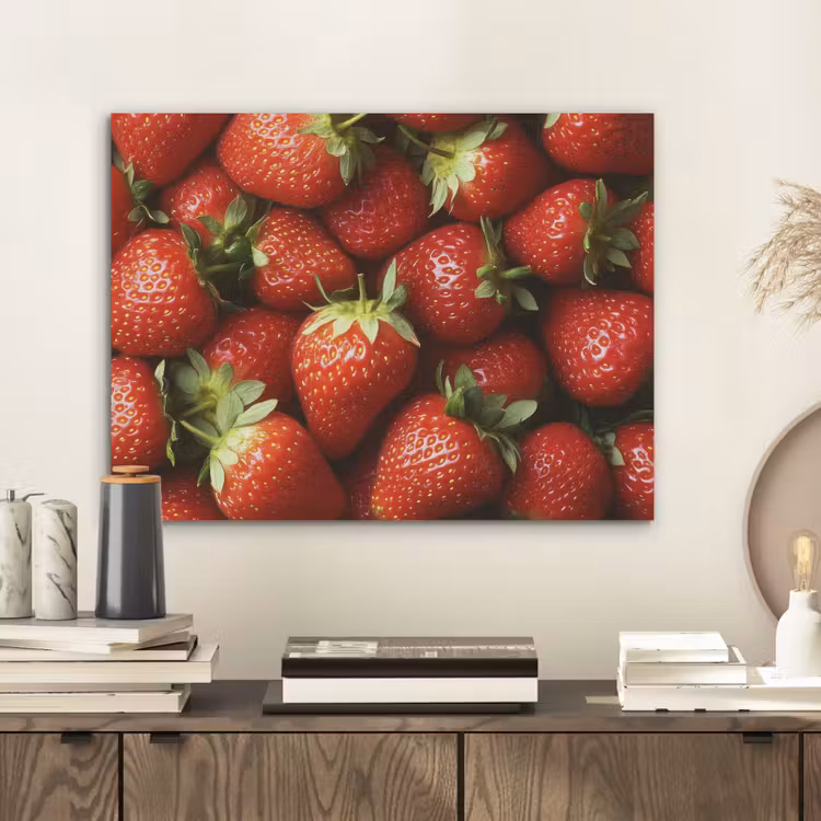 Aardbei - Fruit - Rood PET vilt klein -sfeer1