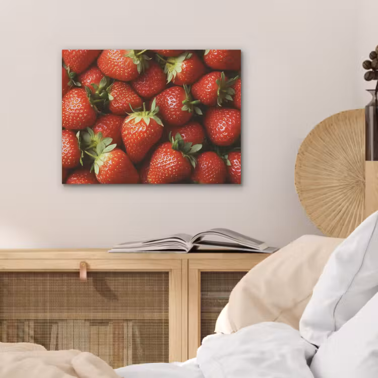 Aardbei - Fruit - Rood PET vilt klein -sfeer3