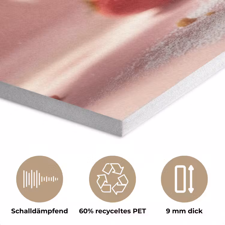 Aardbei - Taart- Eten - Roze PET vilt klein -closeup_DE
