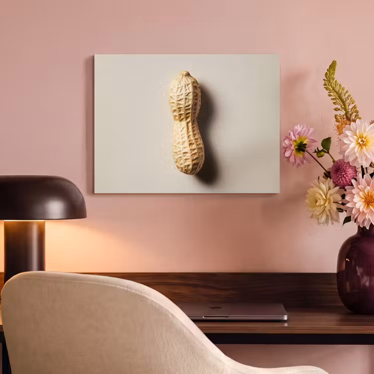 Pinda - Ruw - Beige PET vilt klein -sfeer3