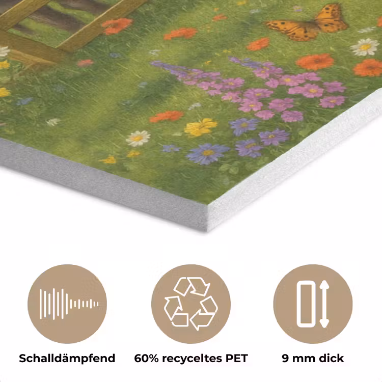 Ezels - Ganzen - Kleurrijk PET vilt klein -closeup_DE