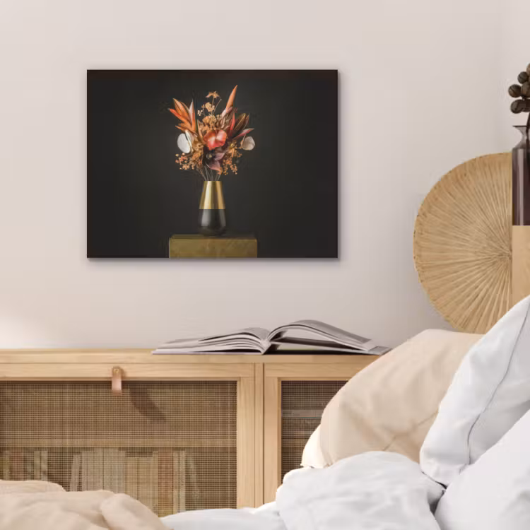 Exotisch - Boeket - Vaas - Goud PET vilt klein -sfeer3