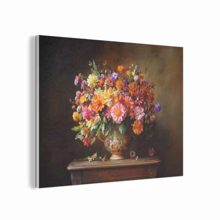 Kleuren - Boeket - Vaas - Hout PET vilt klein -3d