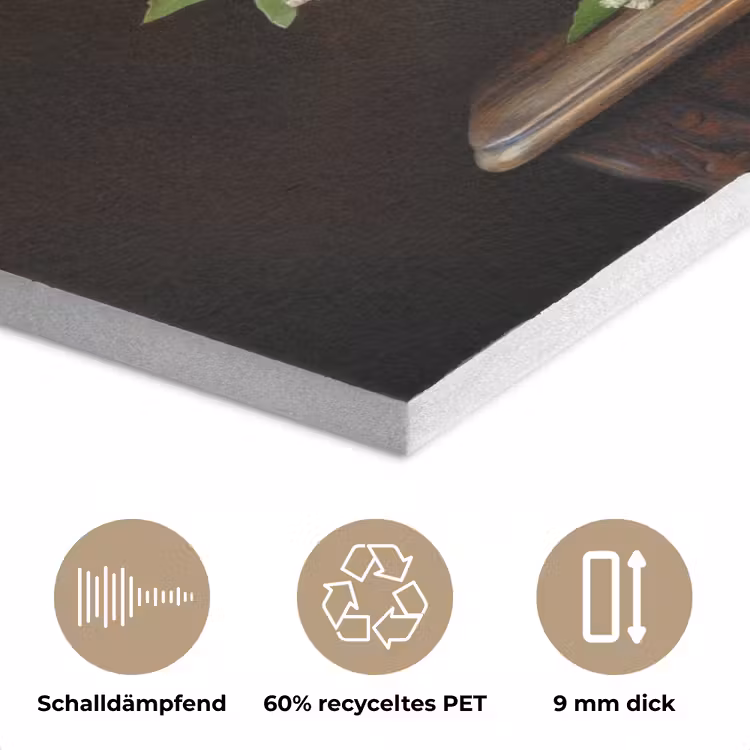 Kleuren - Boeket - Vaas - Hout PET vilt klein -closeup_DE