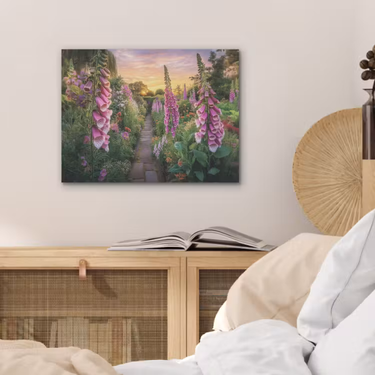 Vingerhoedskruid - Bloemen - Tuin PET vilt klein -sfeer3