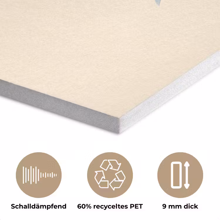 Vissen - Minimalistisch - Blauw PET vilt klein -closeup_DE