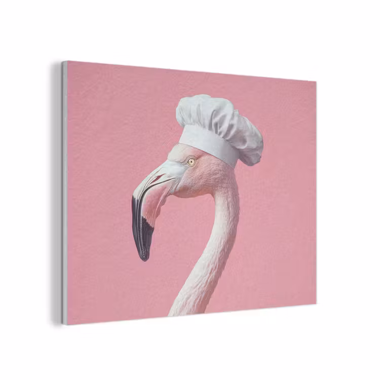 Flamingo - Roze - Koksmuts - Vogel PET vilt klein -3d